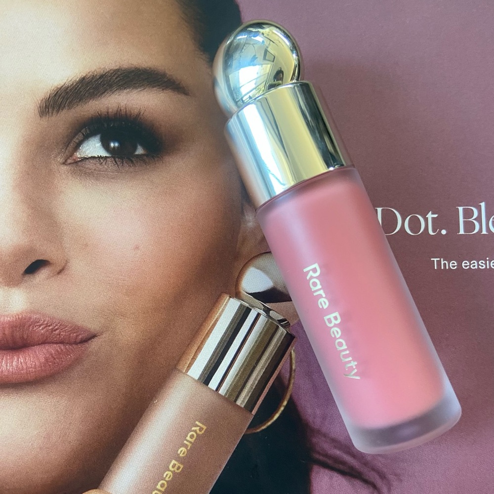 RARE BEAUTY PINCH LIQUID BLUSH SHADE-HAPPY 0.25floz 7.5mL FULLSIZE BRAND NEW